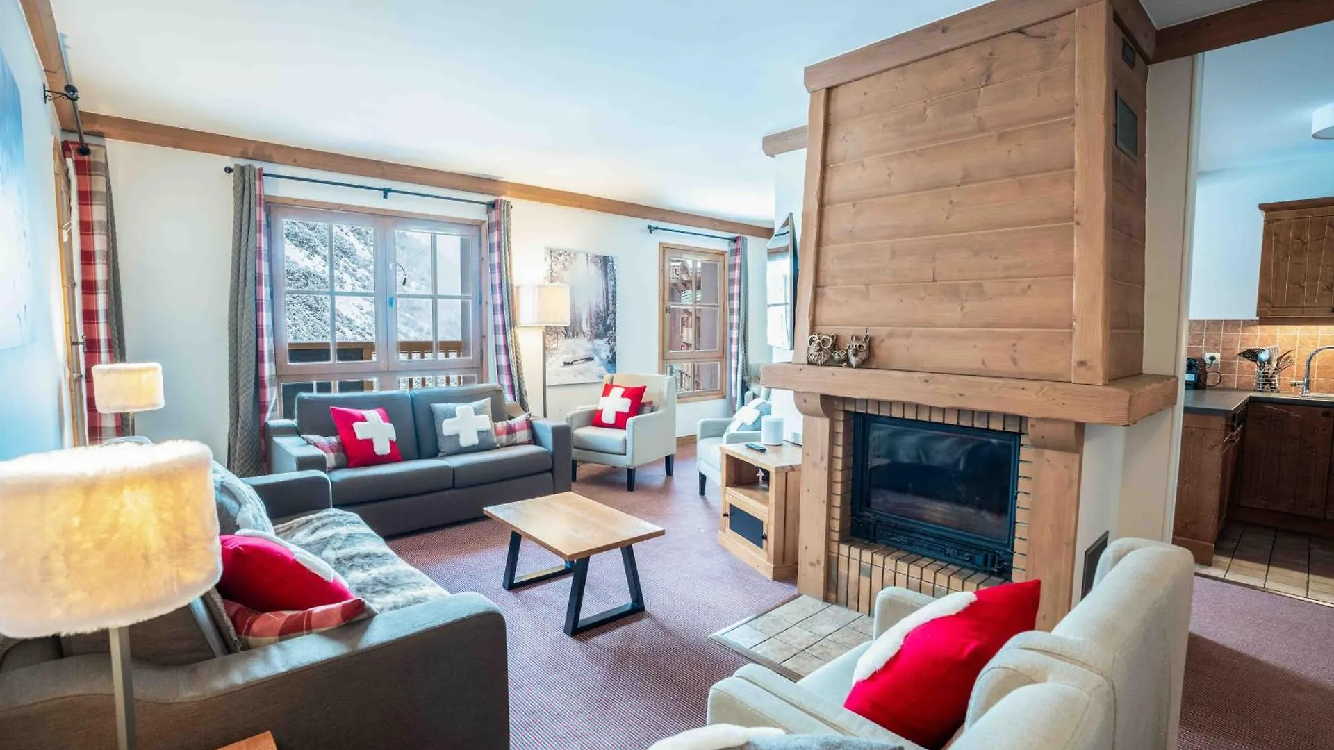 Le Grand Ours - Ski In Ski Out 4 Bed Chalet, Arc 1950 Les Arcs